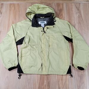 💜Old Navy Green Windbreaker w/Detachable Hood Small